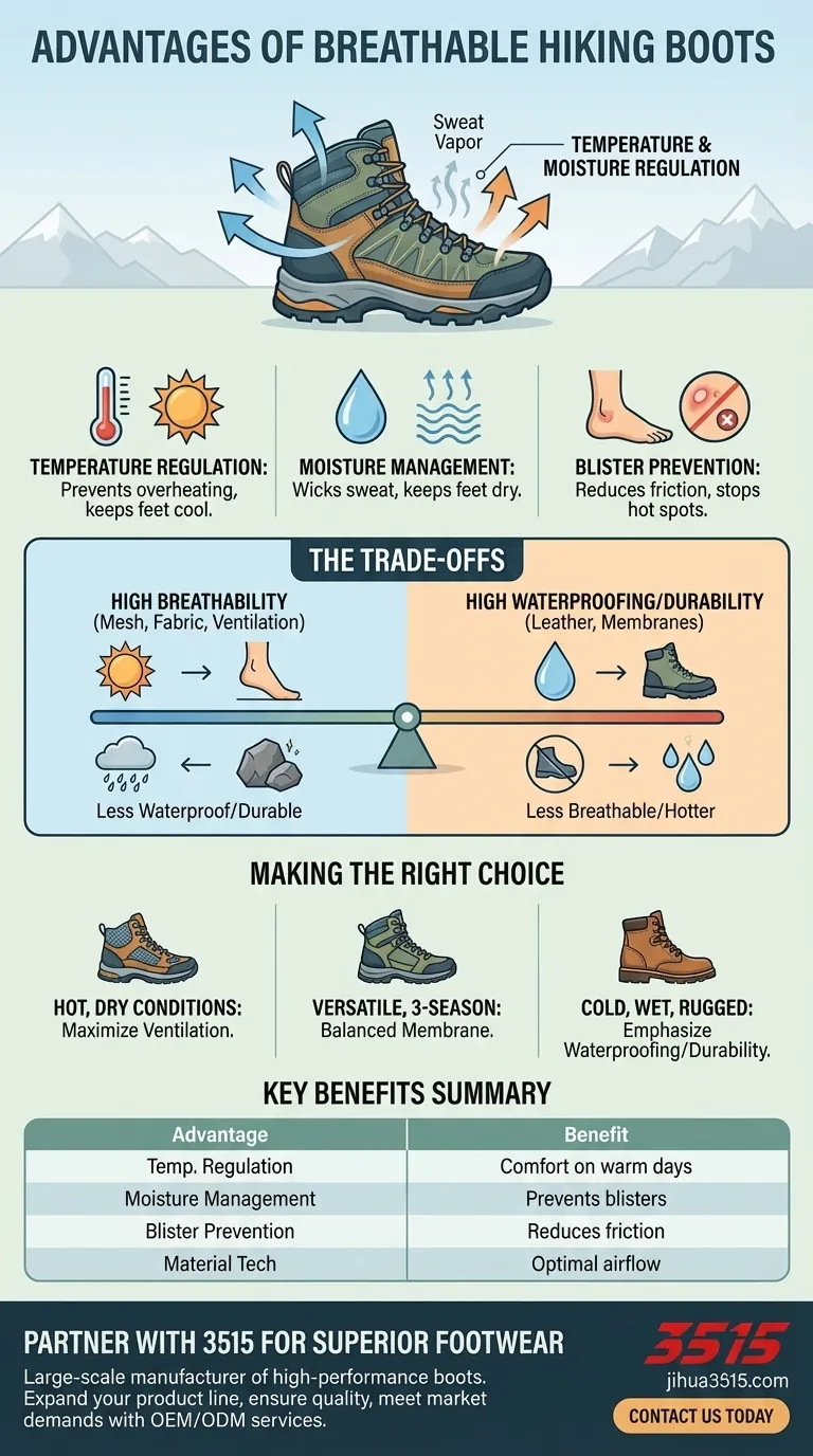 Quels sont les avantages des chaussures de randonnée respirantes ? Restez au frais, au sec et sans ampoules sur le sentier Guide Visuel
