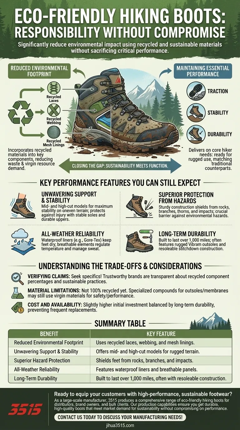 Quels sont les avantages des chaussures de randonnée écologiques ? La haute performance rencontre la durabilité Guide Visuel