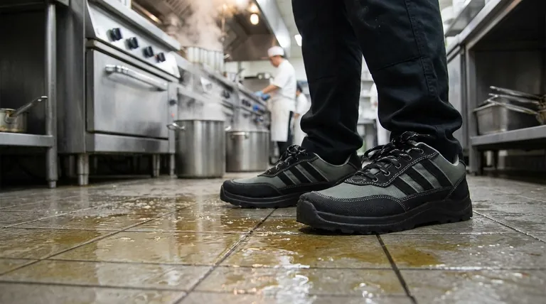 Quel est le but des semelles extérieures antidérapantes ? Sécurité essentielle pour les environnements de travail dangereux