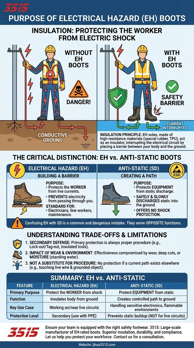 Qual é o propósito das botas de risco elétrico? Proteção Essencial para Trabalhadores Elétricos Guia Visual