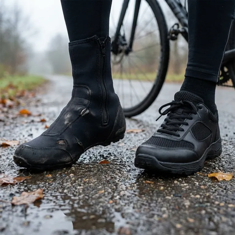 ¿Cuáles son las desventajas de usar cubrezapatillas para ciclismo de invierno? Las compensaciones entre durabilidad y conveniencia