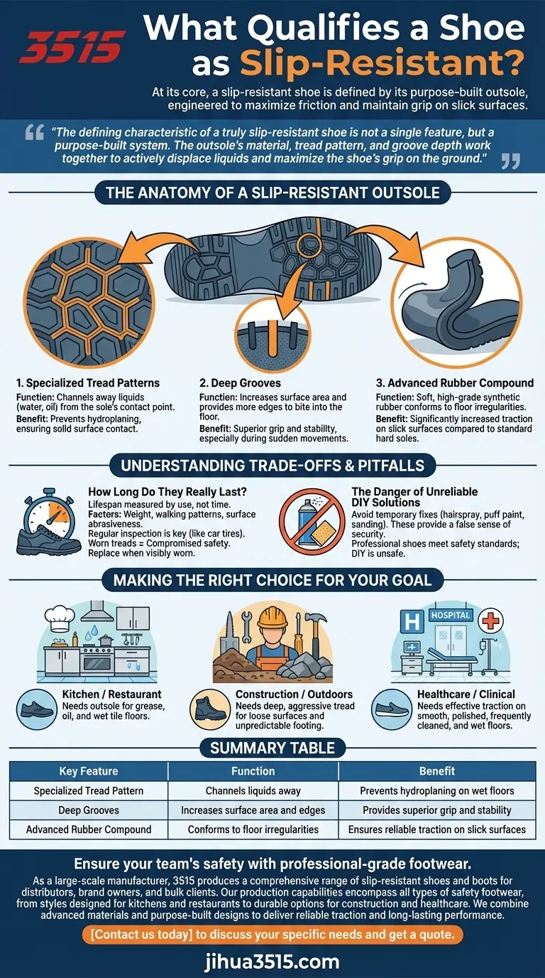 미끄럼 방지 신발은 무엇인가요? 접지력 및 안전 과학 설명 시각적 가이드