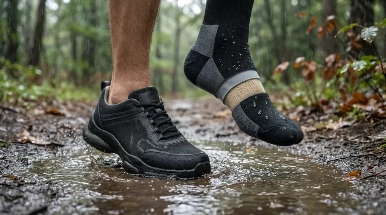 Comment les conceptions de chaussettes imperméables varient-elles et quelles sont leurs limites ? Maîtrisez les chaussures par temps humide
