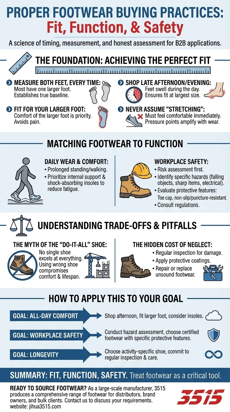 正确的鞋子购买实践是什么？完美合脚、安全和舒适指南 图解指南