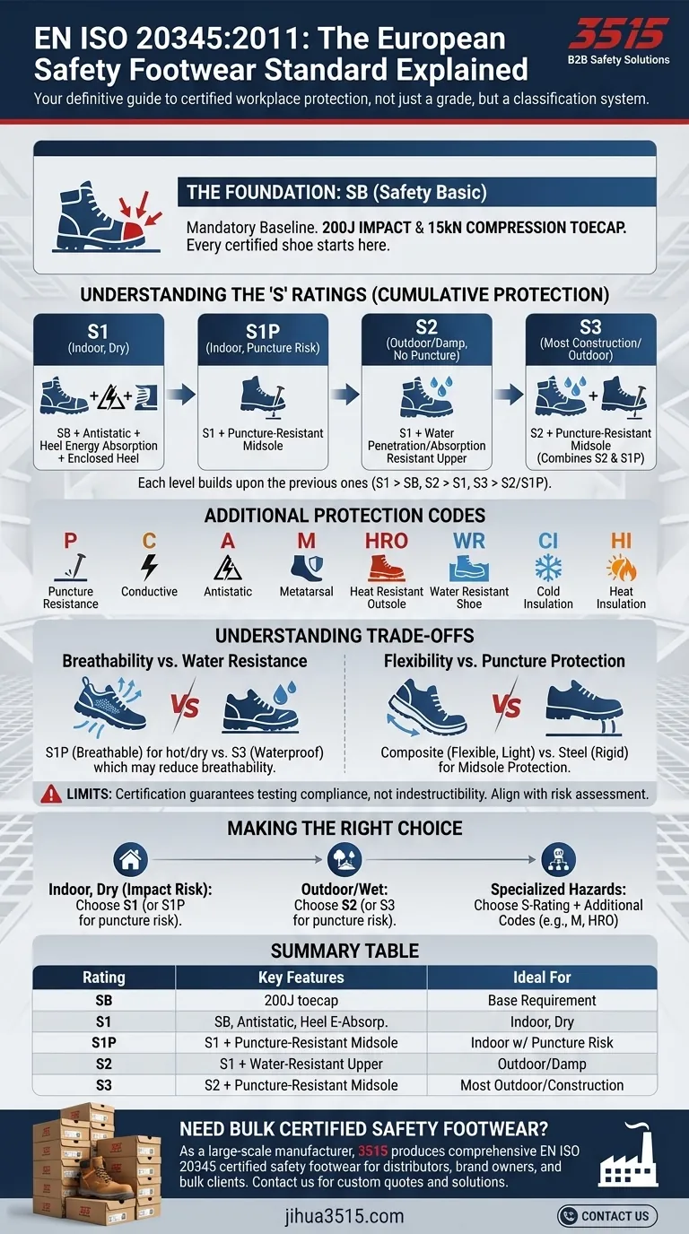 What is the current safety footwear standard in Europe? Your Guide to EN ISO 20345 Visual Guide