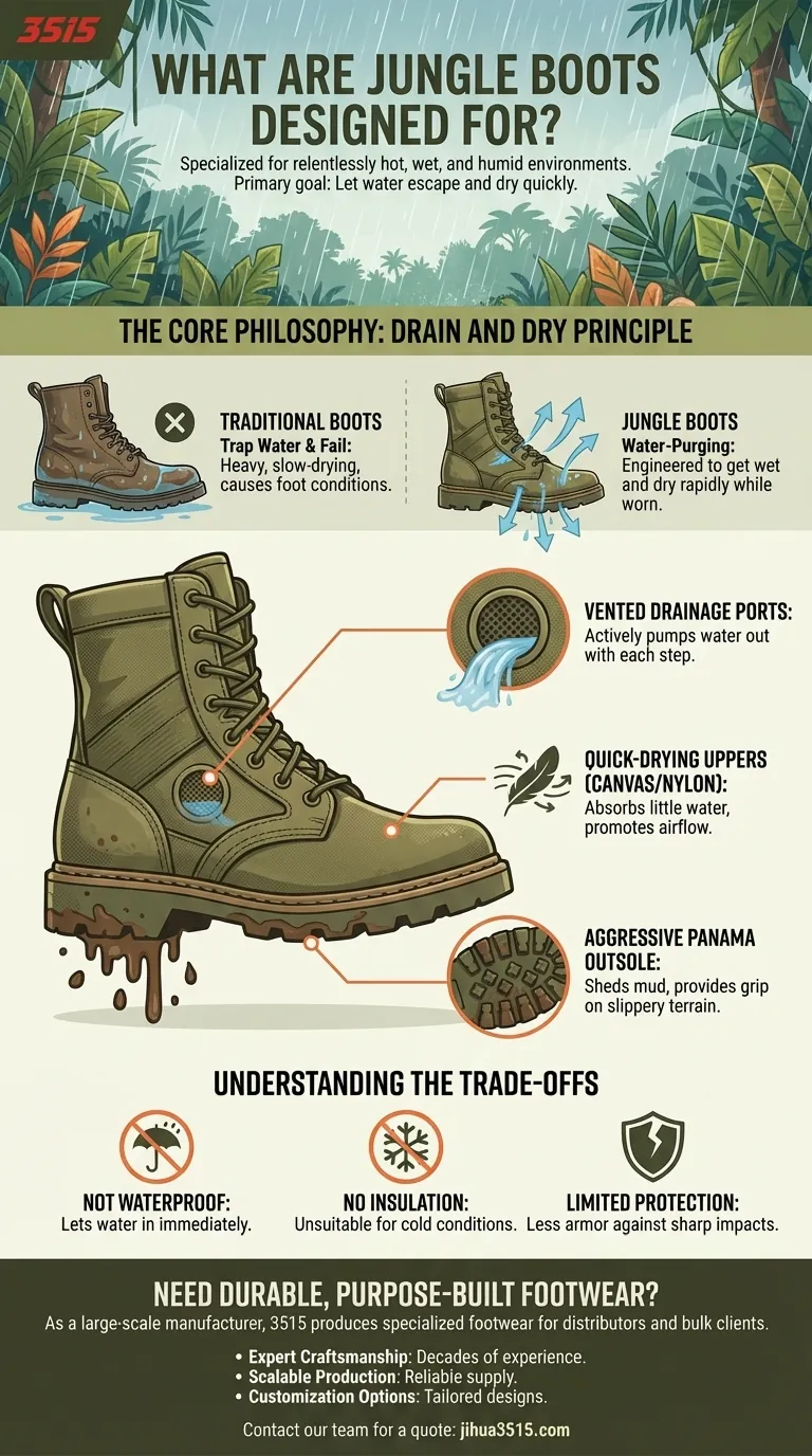 À quoi servent les bottes de jungle ? Survivre dans des environnements chauds, humides et moites Guide Visuel