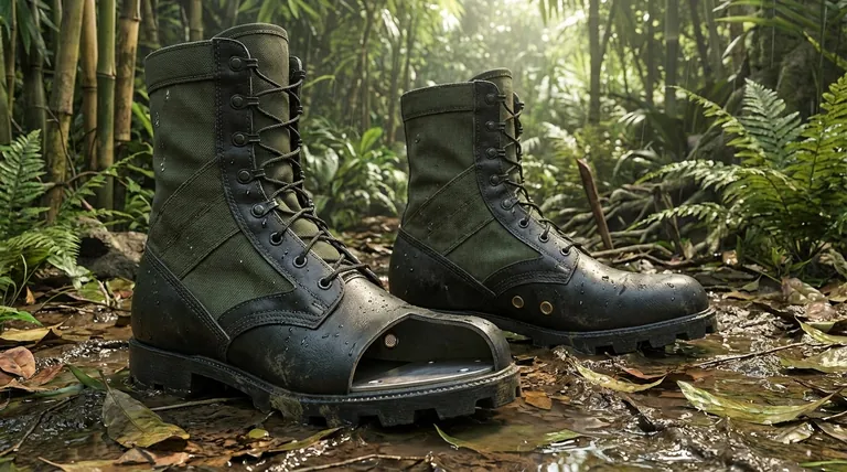 Quelles améliorations ont été apportées aux bottes de jungle pendant la guerre du Vietnam ? Protection et drainage améliorés pour la guerre dans la jungle