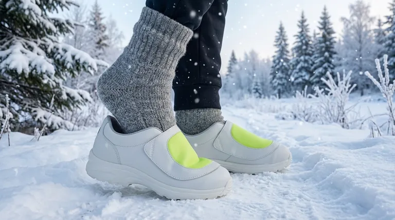 Quelles sont les considérations relatives à l'épaisseur des chaussettes en hiver ? Évitez l'erreur courante qui rend les pieds plus froids