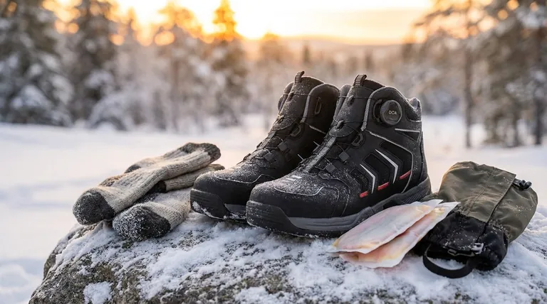 Quels conseils supplémentaires peuvent aider à garder les pieds au chaud à l'extérieur en hiver ? Maîtriser la bataille contre le froid et l'humidité