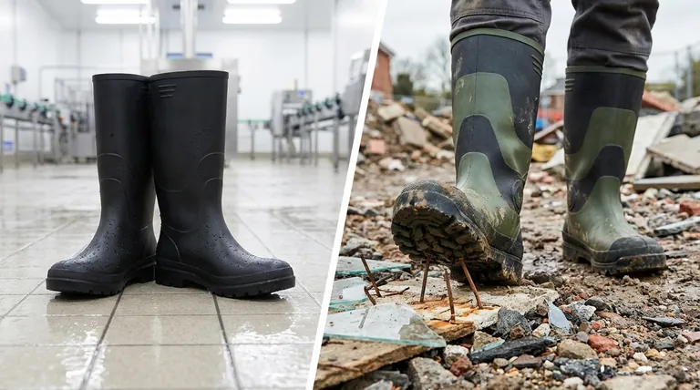 Quelles sont les caractéristiques supplémentaires des bottes de sécurité S5 par rapport aux S4 ? Résistance accrue à la perforation et au glissement pour les sites dangereux