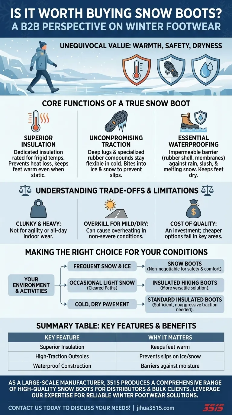 Cela vaut-il la peine d'acheter des bottes de neige ? Principaux avantages pour la sécurité et le style en hiver Guide Visuel