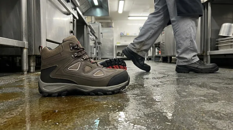 Pourquoi les chaussures antidérapantes sont-elles importantes sur le lieu de travail ? Prévenez les accidents coûteux et protégez votre équipe