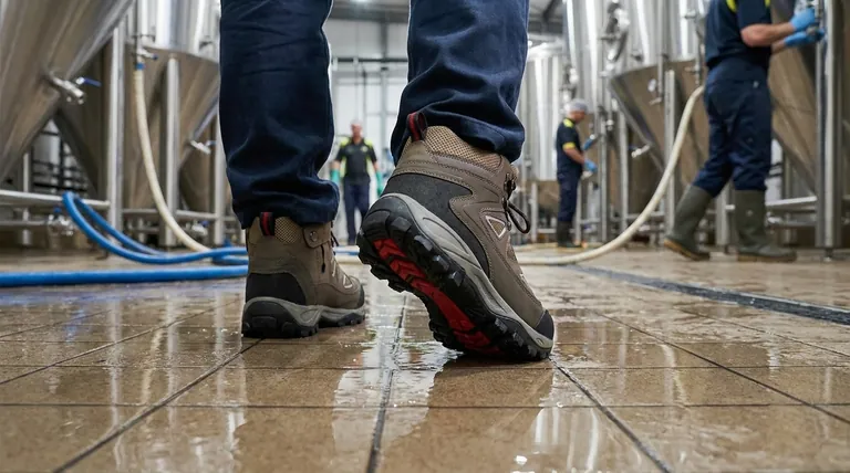 滑りにくい靴を履くことの主な利点は何ですか?安全性と生産性を向上させる