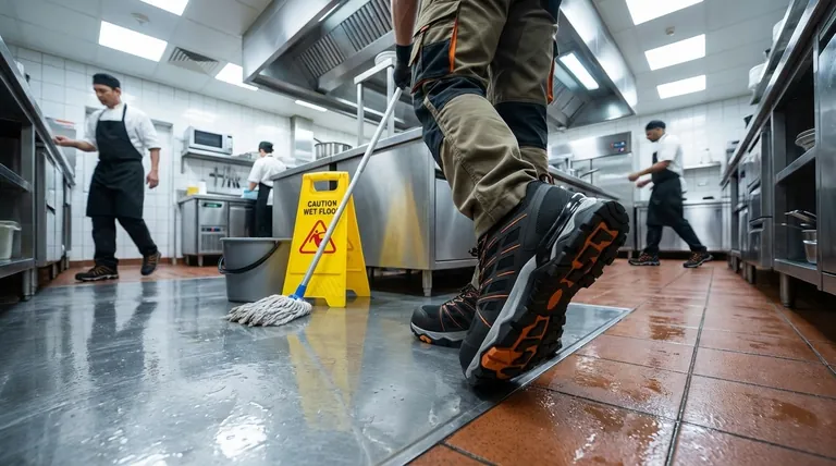 Comment les chaussures antidérapantes sont-elles conformes aux réglementations de l'OSHA ? Assurez une sécurité et une conformité complètes sur le lieu de travail.