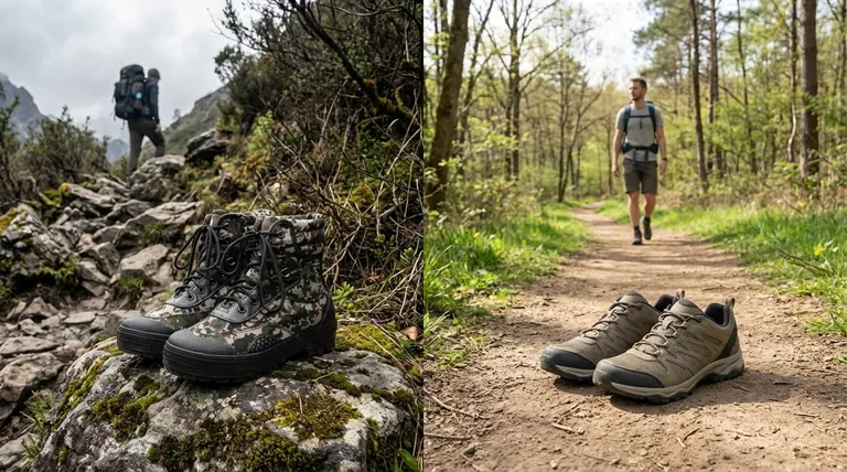 하이킹 부츠와 하이킹화의 차이점은 무엇인가요? 트레일 성능의 핵심 요소