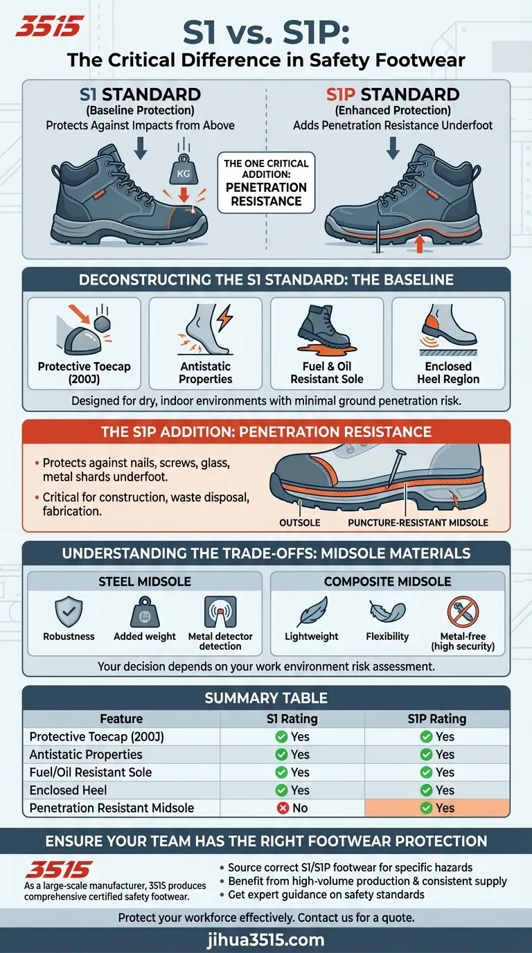 S1P는 S1에 비해 어떤 추가적인 보호 기능을 제공하나요? 꼭 필요한 안전 기능 시각적 가이드