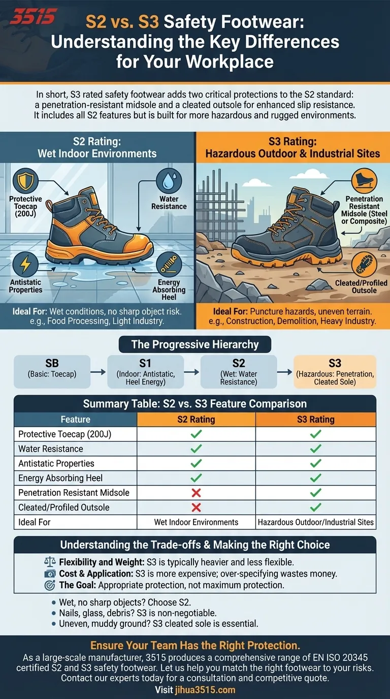 Чем защита S3 отличается от S2? Подбор защитной обуви в соответствии с опасностями на рабочем месте Визуальное руководство