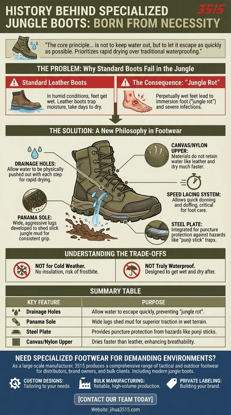 Quelle est l'histoire derrière les bottes de jungle spécialisées ? Une leçon dans la conception de chaussures tactiques Guide Visuel