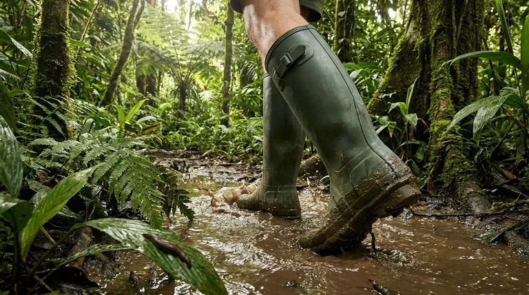 Quels sont les avantages des bottes hautes/bottes en caoutchouc dans la jungle ? Protection essentielle contre confort