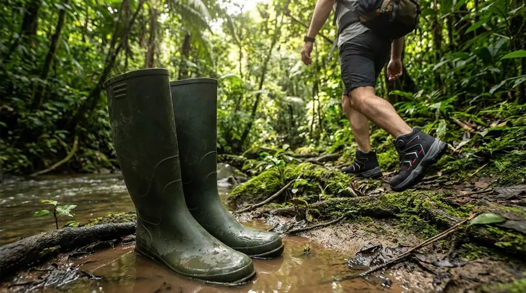 Quels sont les risques liés au port de bottes hautes en jungle ? Éviter la noyade et la macération des pieds