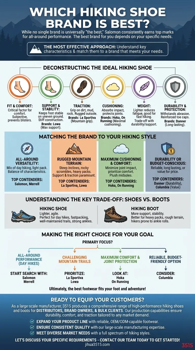 哪个登山鞋品牌最好？舒适性、耐用性和性能的最佳选择 图解指南