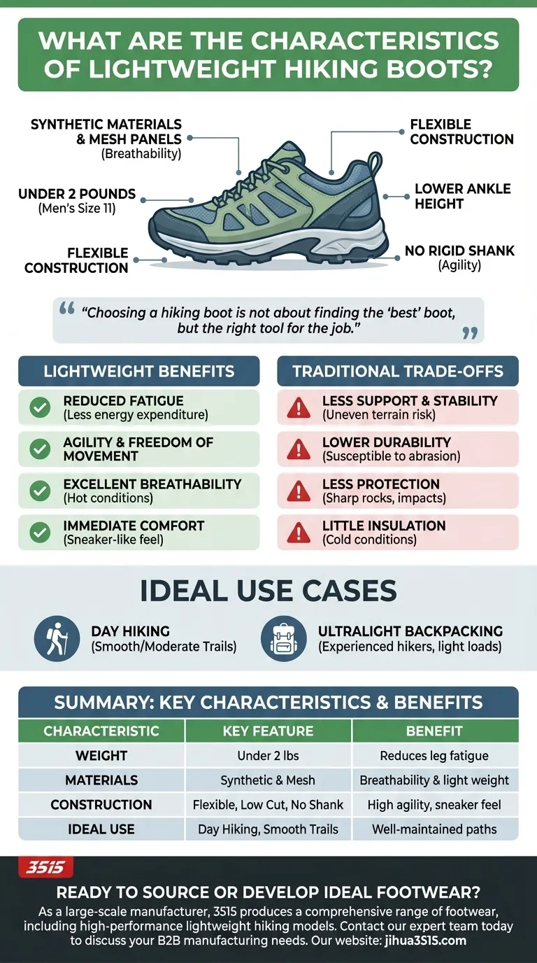 Quelles sont les caractéristiques des chaussures de randonnée légères ? Maximiser le confort et l'agilité sur les sentiers Guide Visuel