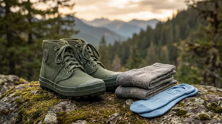 Quelles combinaisons de chaussettes sont recommandées pour les chaussures de randonnée ? Choisissez le meilleur système pour des pieds secs et sans ampoules.