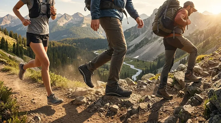 Quels sont les trois principaux types de chaussures de randonnée ? Choisissez la bonne chaussure pour votre aventure