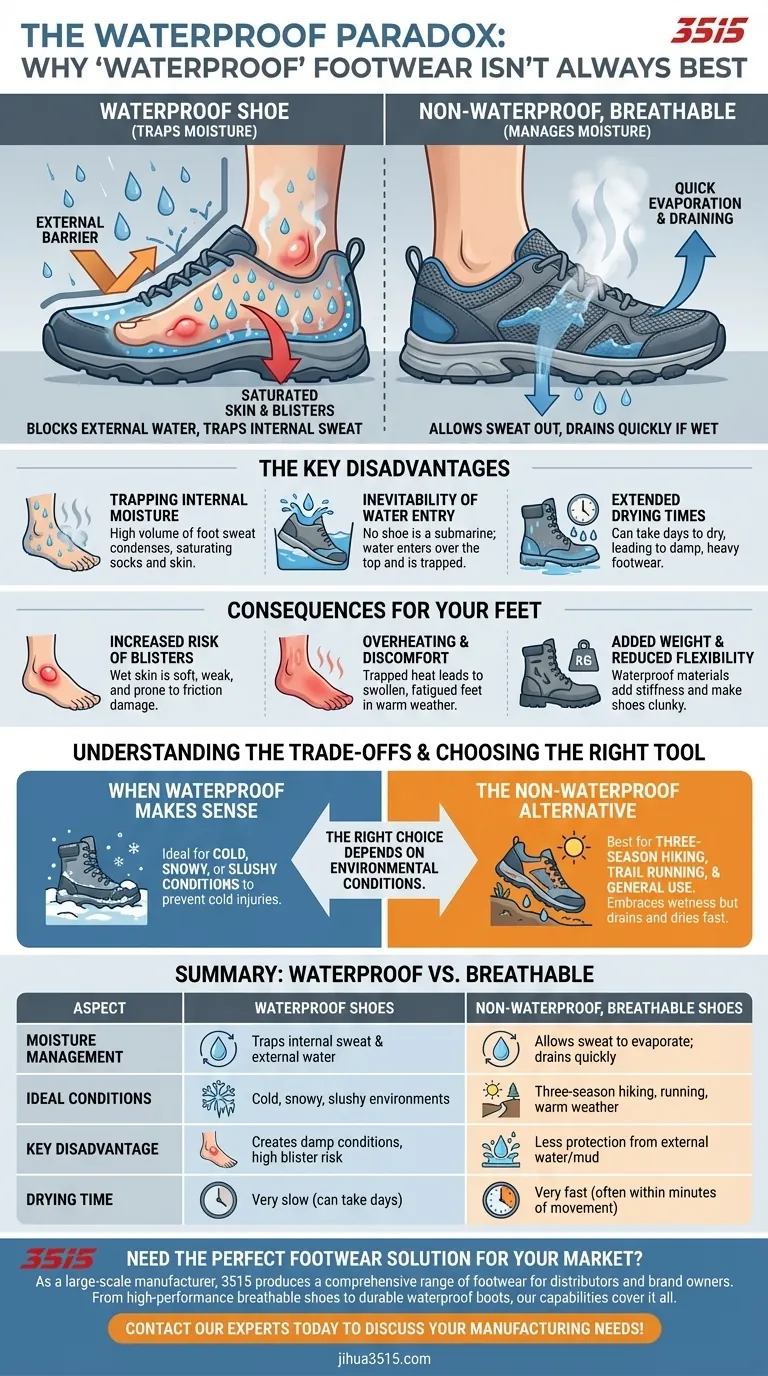 Pourquoi l'article déconseille-t-il les chaussures imperméables ? Découvrez les inconvénients cachés Guide Visuel