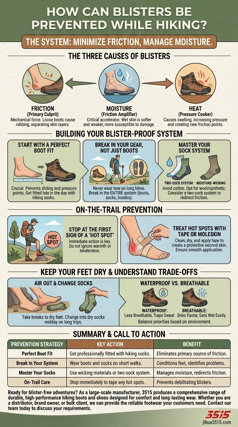 Comment prévenir les ampoules lors de la randonnée ? Un système proactif pour des pieds heureux Guide Visuel