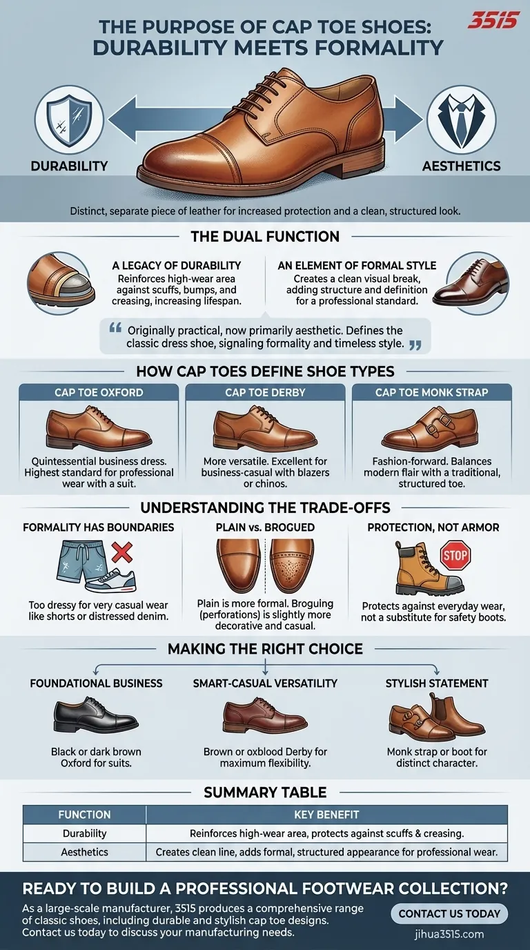 Qual è lo scopo delle scarpe con punta a cappuccio? Combinare Durata e Stile Senza Tempo Guida Visiva