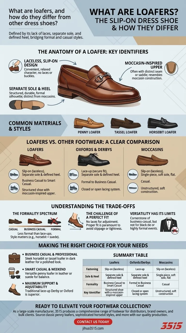 ¿Qué son los mocasines y en qué se diferencian de otros zapatos de vestir? Una guía de estilo y versatilidad Guía Visual