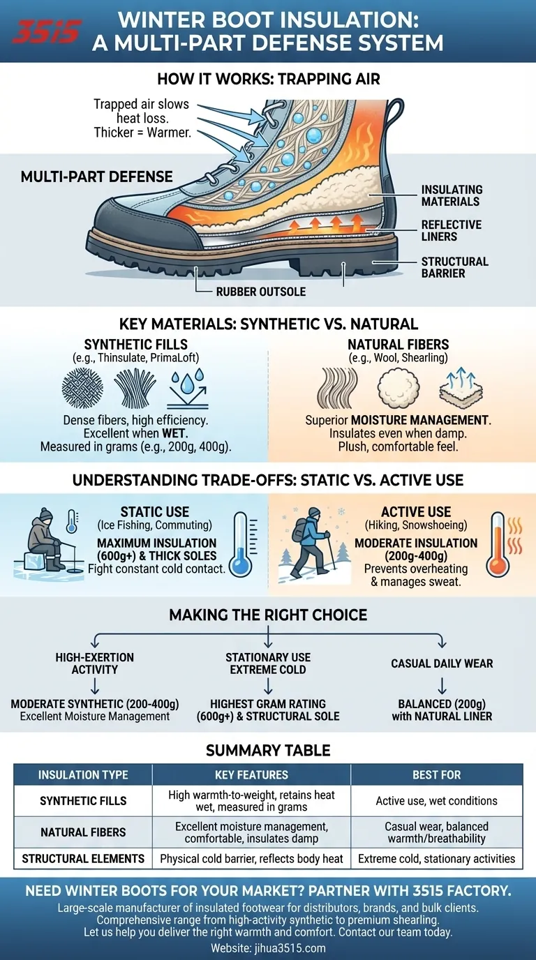 Quelles sont les technologies d'isolation utilisées dans les bottes d'hiver ? Un guide pour rester au chaud et au sec Guide Visuel
