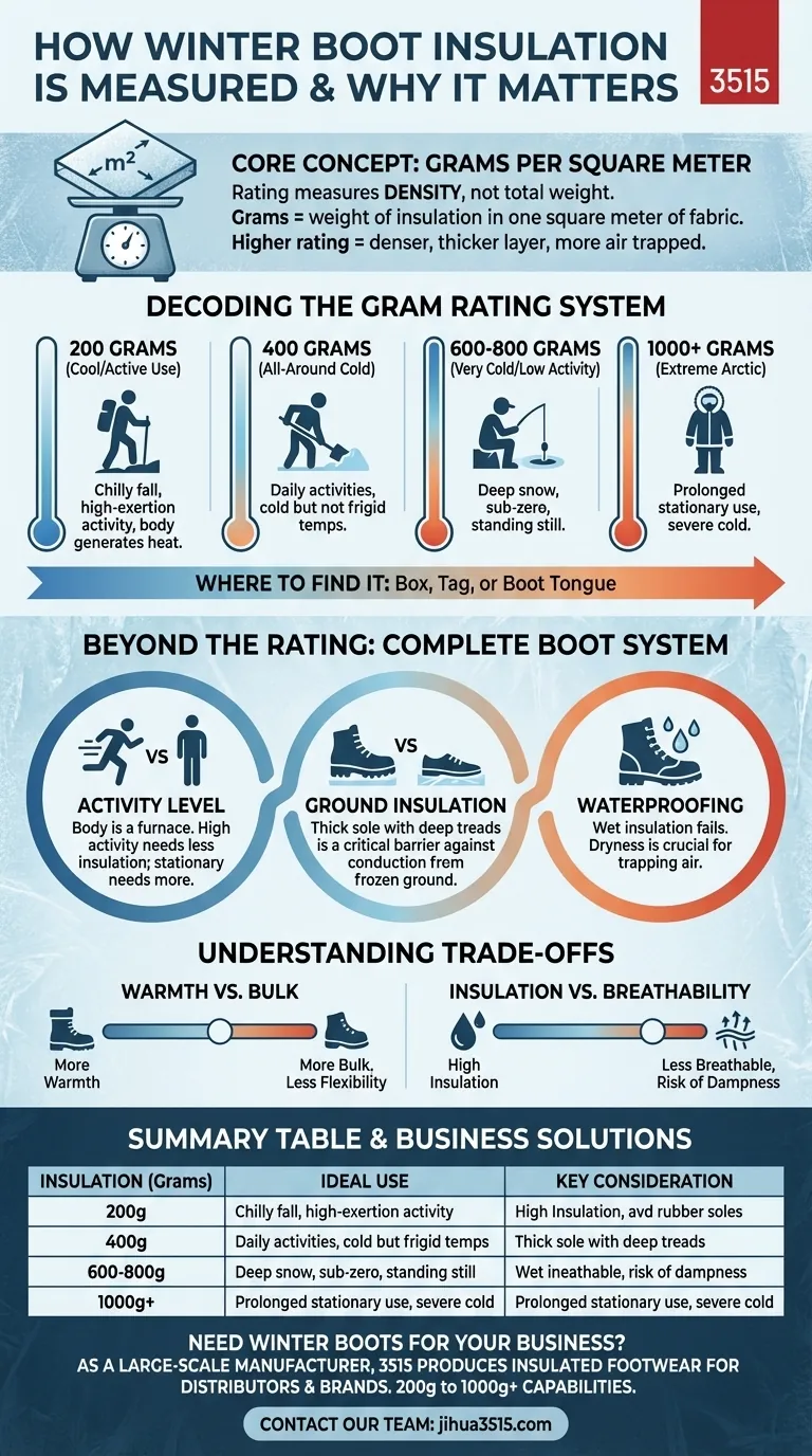 Как измеряется рейтинг утепления зимних ботинок? Руководство по теплу, активности и посадке Визуальное руководство