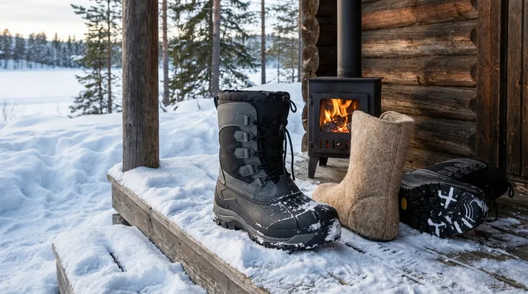 Qu'est-ce qu'une botte de neige en deux parties et quels sont ses avantages ? Gestion supérieure de l'humidité pour les hivers rigoureux