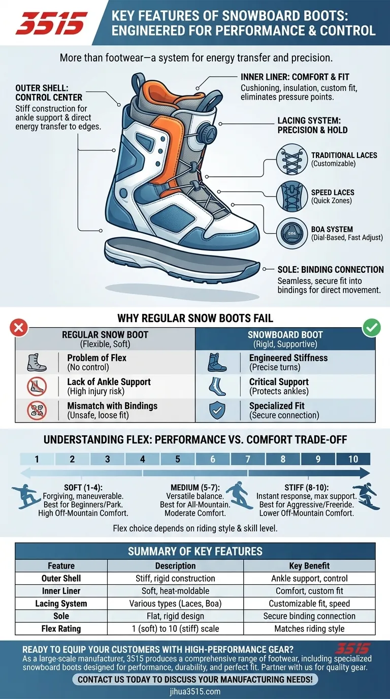 Quelles sont les caractéristiques clés des chaussures de snowboard ? Libérez la performance et le contrôle sur les pistes Guide Visuel