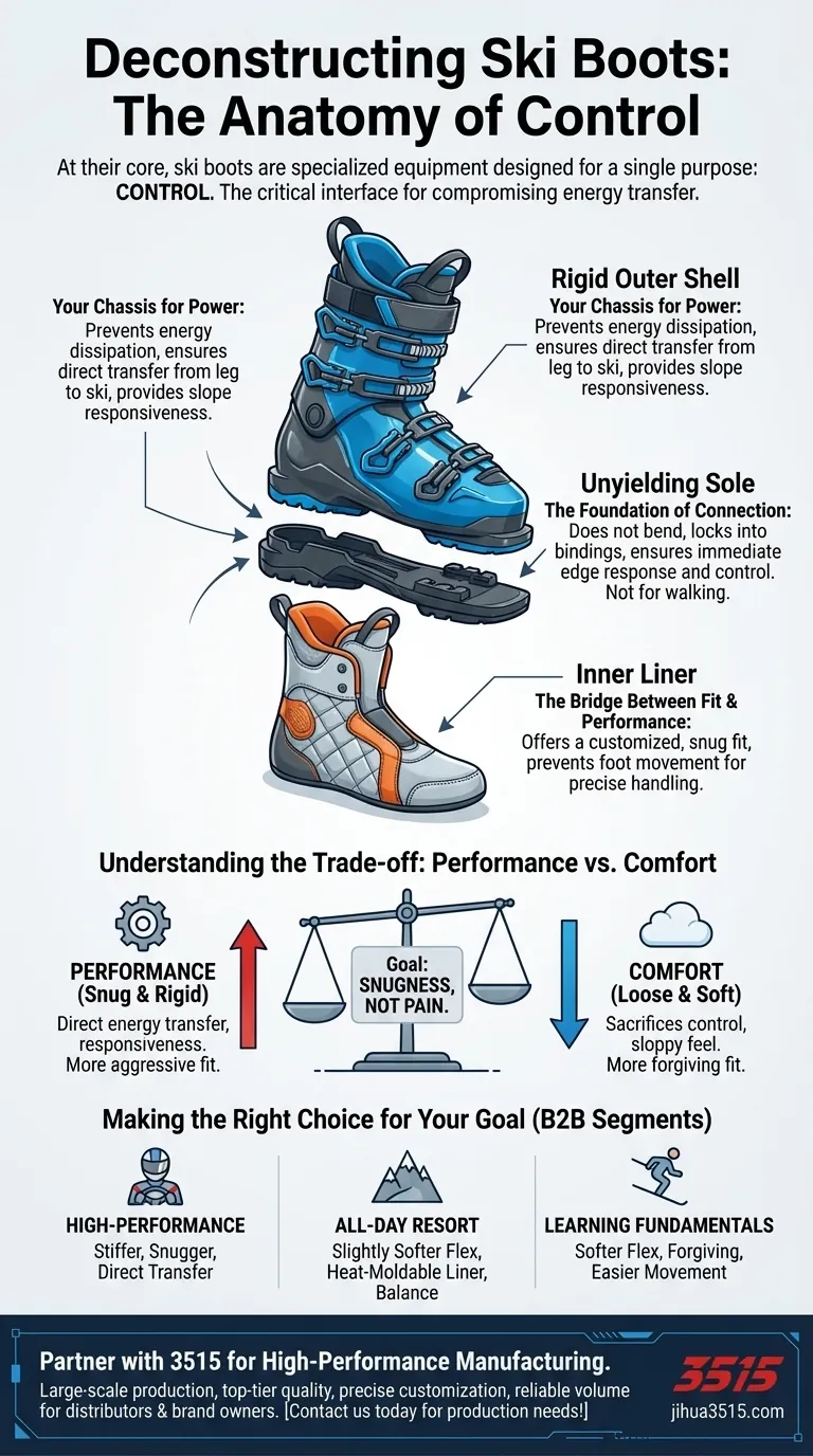 Quelles sont les caractéristiques des chaussures de ski ? Déverrouiller le contrôle de précision et la performance Guide Visuel