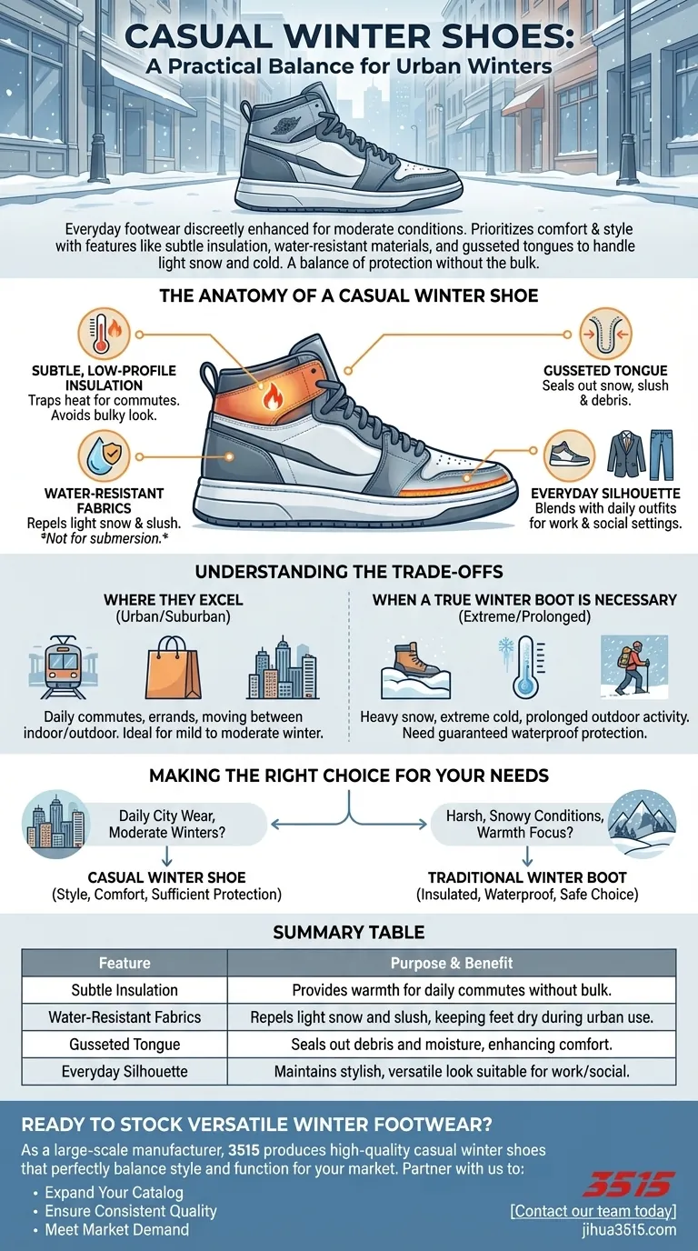 Quelles sont les chaussures d'hiver décontractées et leurs caractéristiques ? Le mélange parfait de style et de protection hivernale subtile Guide Visuel