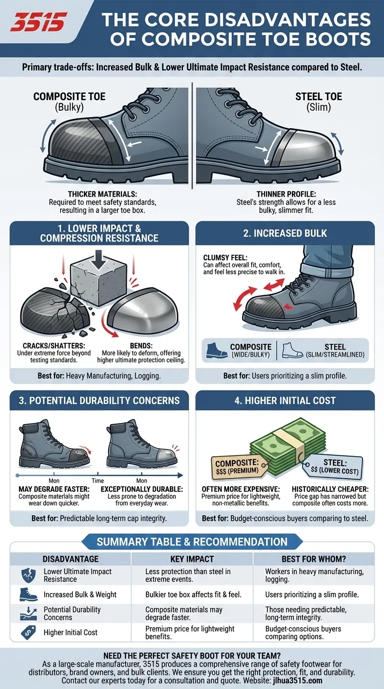 Quels sont les inconvénients des bottes à embout composite ? Limitations clés pour votre sécurité Guide Visuel