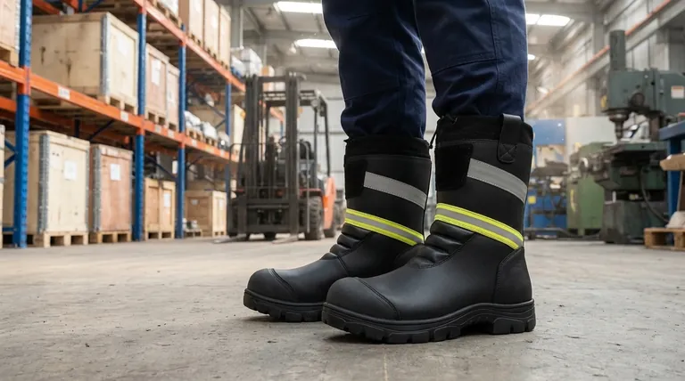 В каких отраслях обычно используются ботинки со стальным носком? Важная защита ног для работы с высоким риском