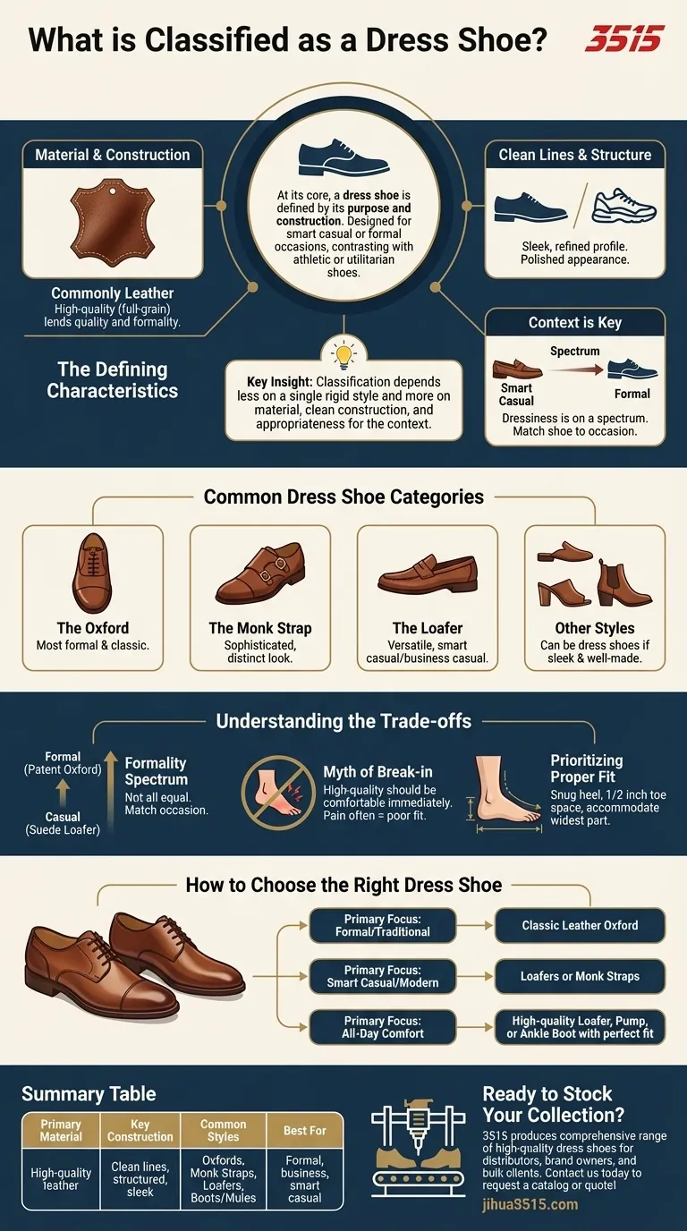 Cosa si classifica come scarpa elegante? Una guida agli stili e alla scelta delle calzature formali Guida Visiva