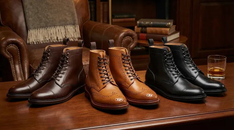 Quels sont les styles courants de bottes habillées ? De la Cap Toe à la Wingtip, trouvez votre ajustement parfait