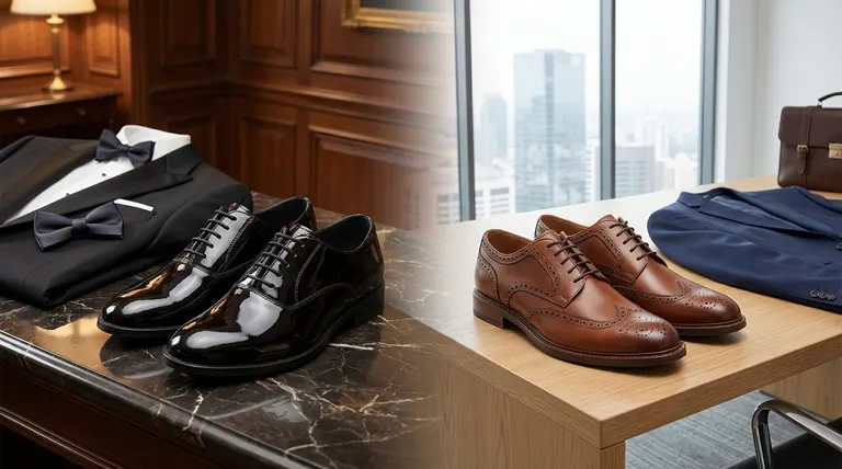 정장 구두와 격식 있는 구두의 차이점은 무엇인가요? 완벽한 행사용 신발 가이드