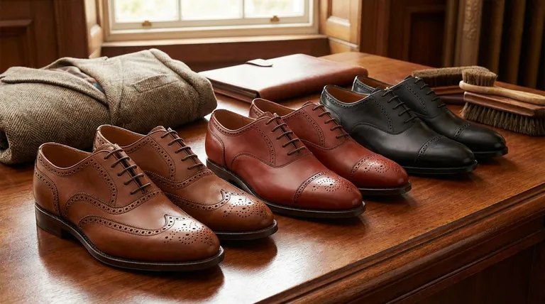 In cosa differiscono le scarpe wingtip dagli altri stili di brogue? Una guida alla formalità e allo stile