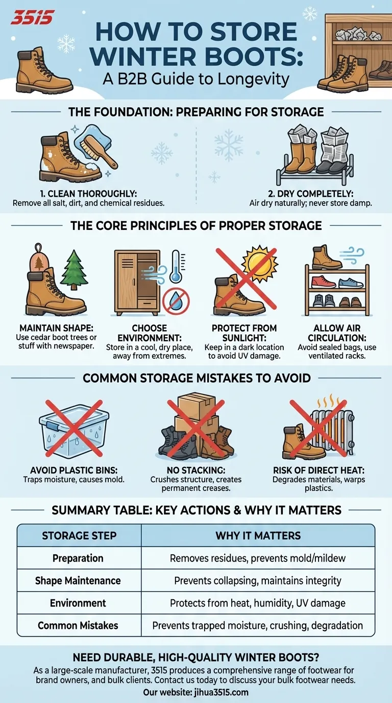 Comment ranger les bottes d'hiver lorsqu'elles ne sont pas utilisées ? Un guide pour préserver leur forme et leur longévité Guide Visuel