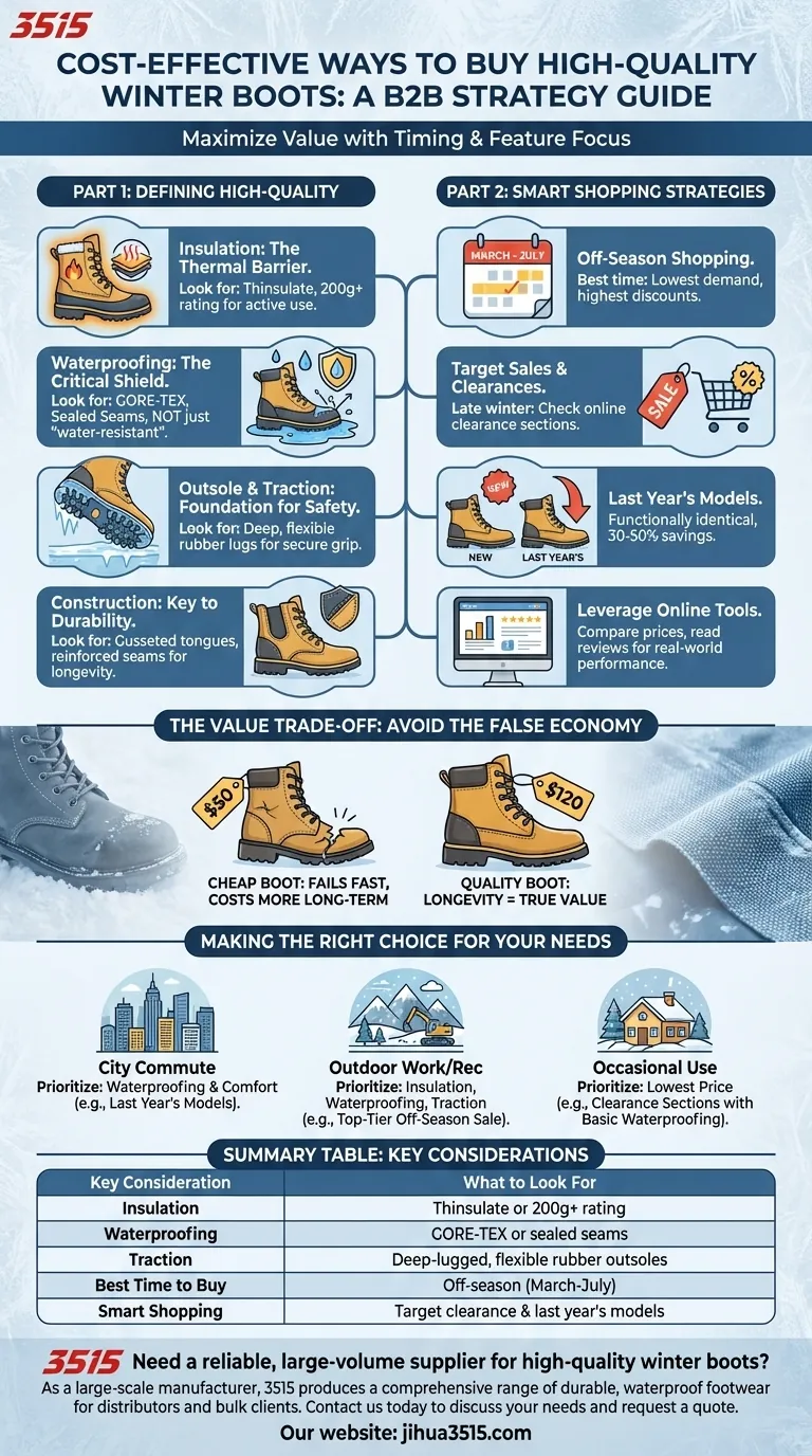 Quels sont les moyens rentables d'acheter des bottes d'hiver de haute qualité ? Stratégies intelligentes pour des chaussures d'hiver durables Guide Visuel