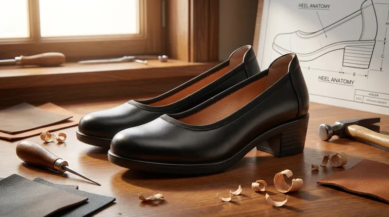 Quel est le rôle du talon dans une chaussure habillée et comment est-il construit ? | Un guide sur la stabilité et l'artisanat