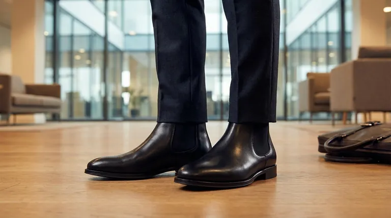 Qu'est-ce qui fait des bottines Chelsea un choix élégant et sophistiqué pour une tenue d'affaires ? Découvrez le secret d'un style soigné