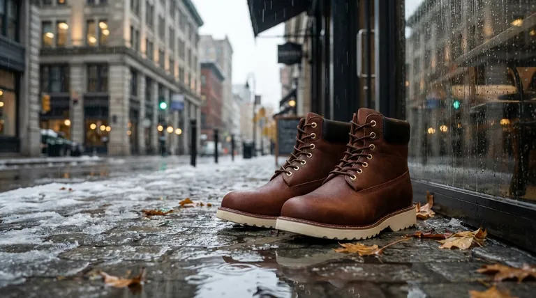 ¿Qué tipo de botas son adecuadas para condiciones climáticas desafiantes en un entorno empresarial? | Calzado Duradero y Profesional