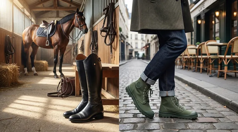 승마 부츠와 드레스 부츠의 차이점은 무엇인가요? 기능 대 패션 가이드